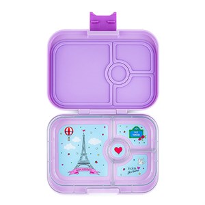 Yumbox - Madkasse Panino (4 Rum), Lulu Purple / Paris je t'aime